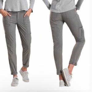Kuhl Horizn skinny Gray Cargo hiking Pants 12 SHORT